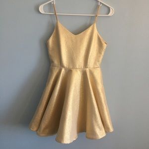 Gold girl’s dress - size 12